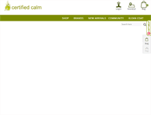 Tablet Screenshot of certifiedcalm.com